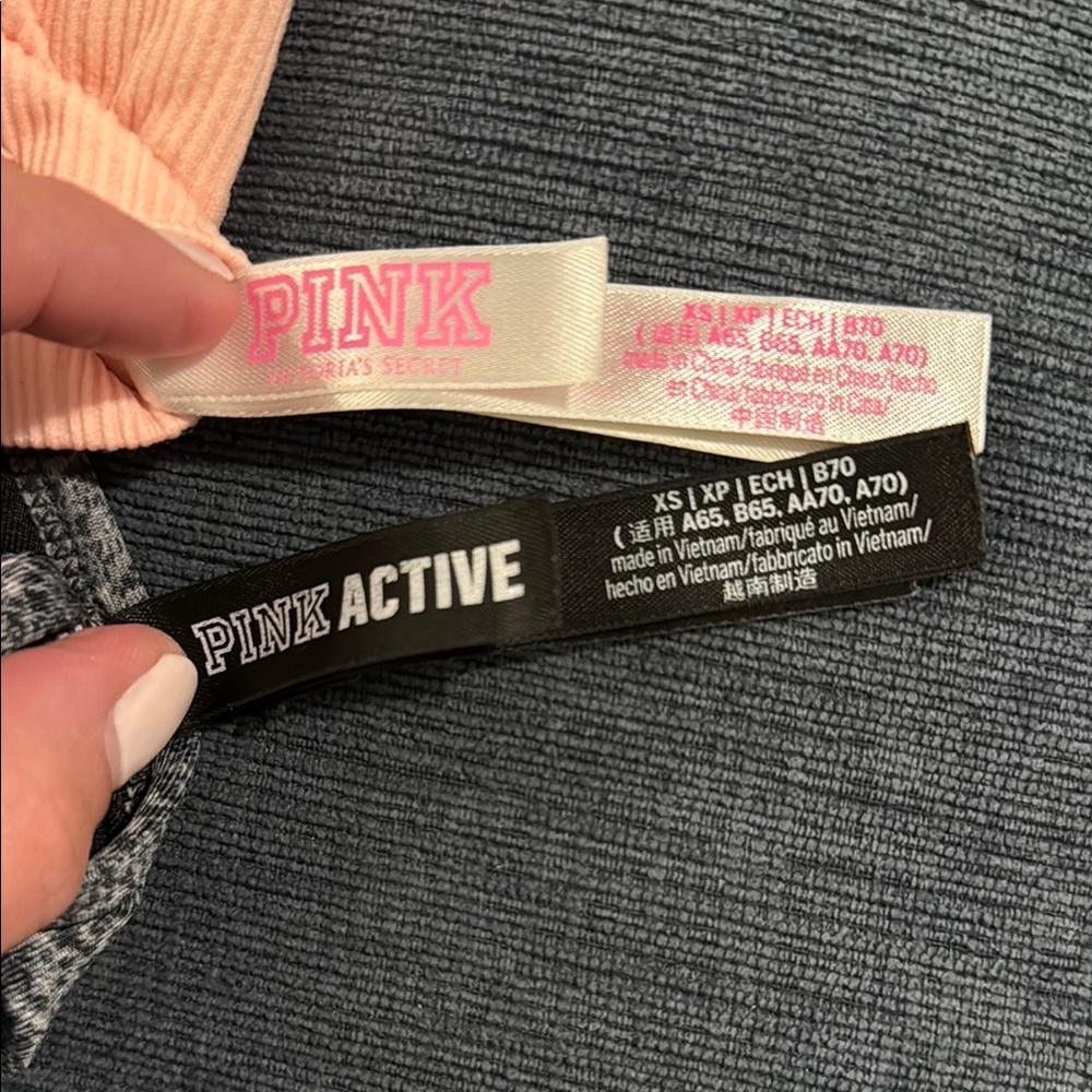 Set of 2 PINK by Victoria's Secret and 1 white Gilly Hicks halter Size XS - Picture 5 of 6